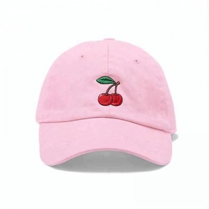 Caipín baseball saincheaptha bróidnithe saincheaptha ar an gcaighdeán is fearr