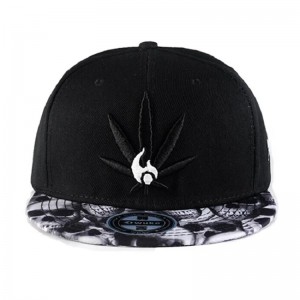 Lógó bróidnéireachta 3D mórdhíola 3D Hip Hop Flat BRIM Cispheil Snap Cispheile Ar Ais Caipíní Snapback